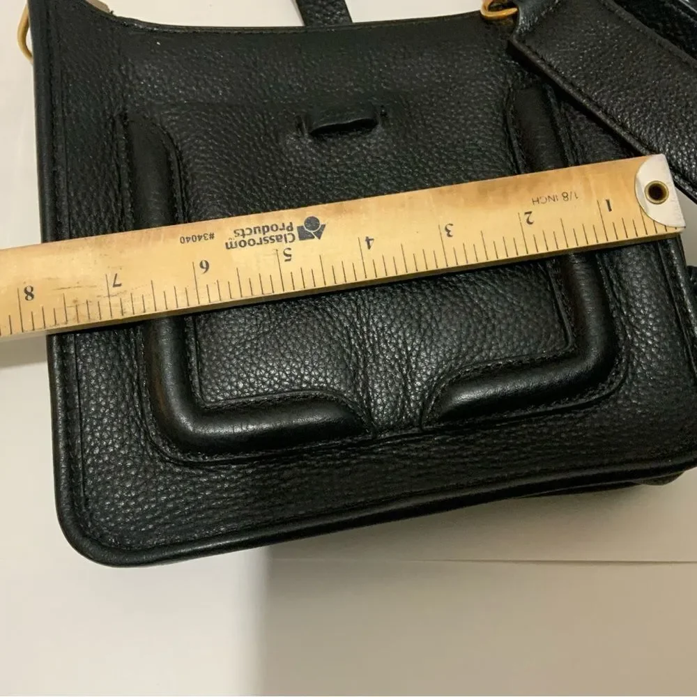 Rebecca Minkoff Small Leather Crossbody Bag in Black